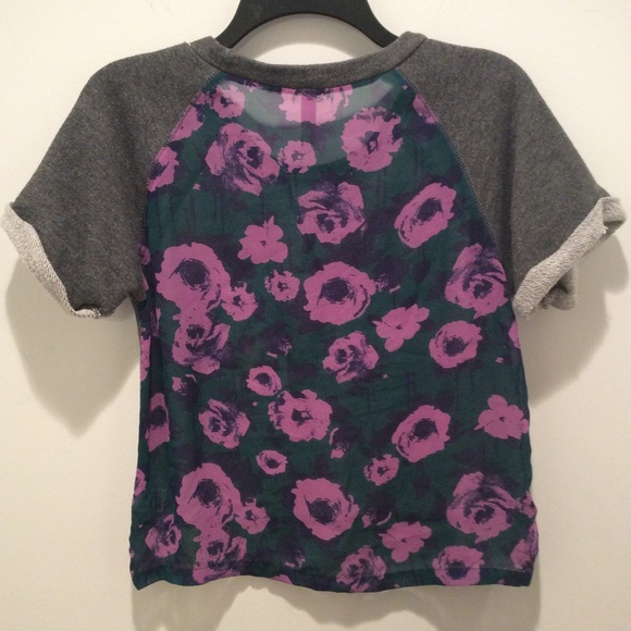 Mesh Back Sweater Tee - Picture 4 of 5